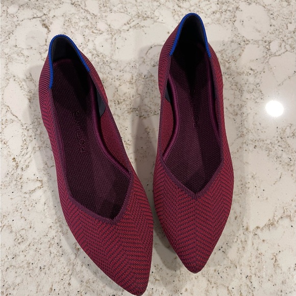 SALE | Rothy’s | Cabernet Herringbone | Flats - Picture 2 of 16